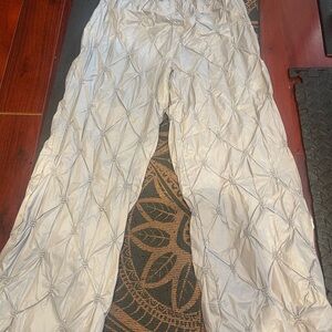 AKIRA Silver Wide Leg Pants